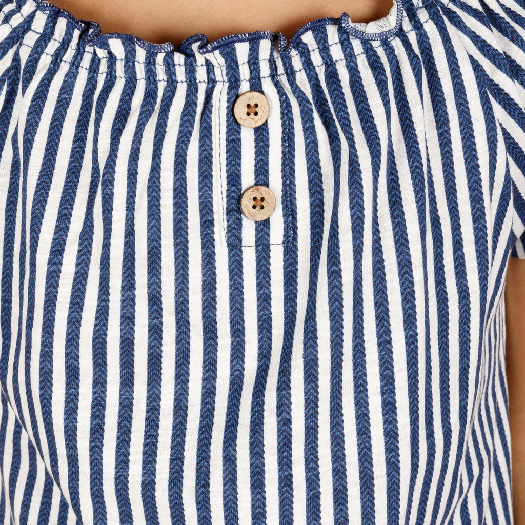 Camiseta de niña listado VERANO/Outlet