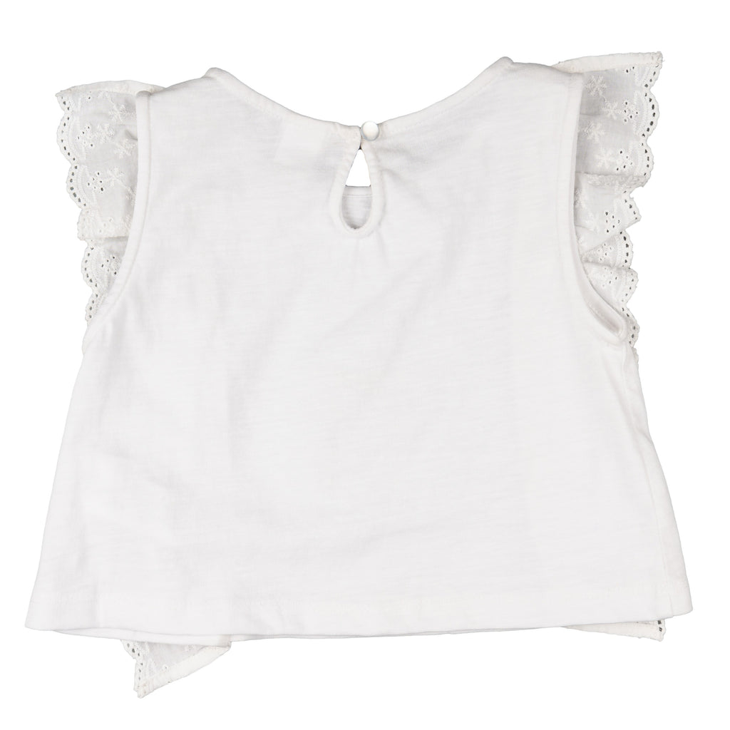 Camiseta de niña blanco VERANO/Outlet
