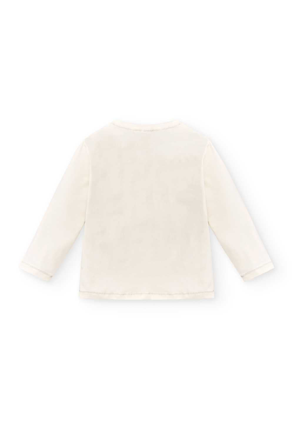 Camiseta de niña color crudo Charanga