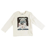 Camiseta de niño color crudo Space Outlet