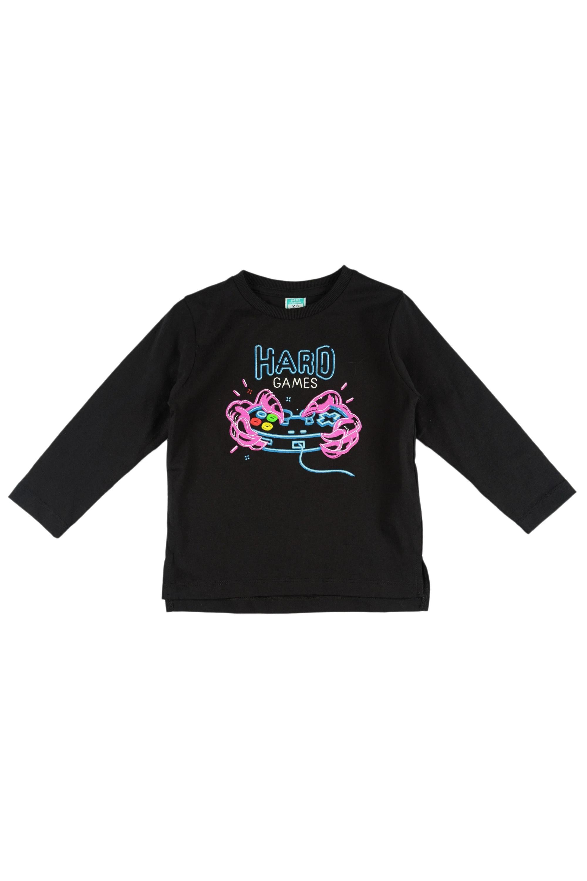 Camiseta de NIÑO negro New Gamer Outlet