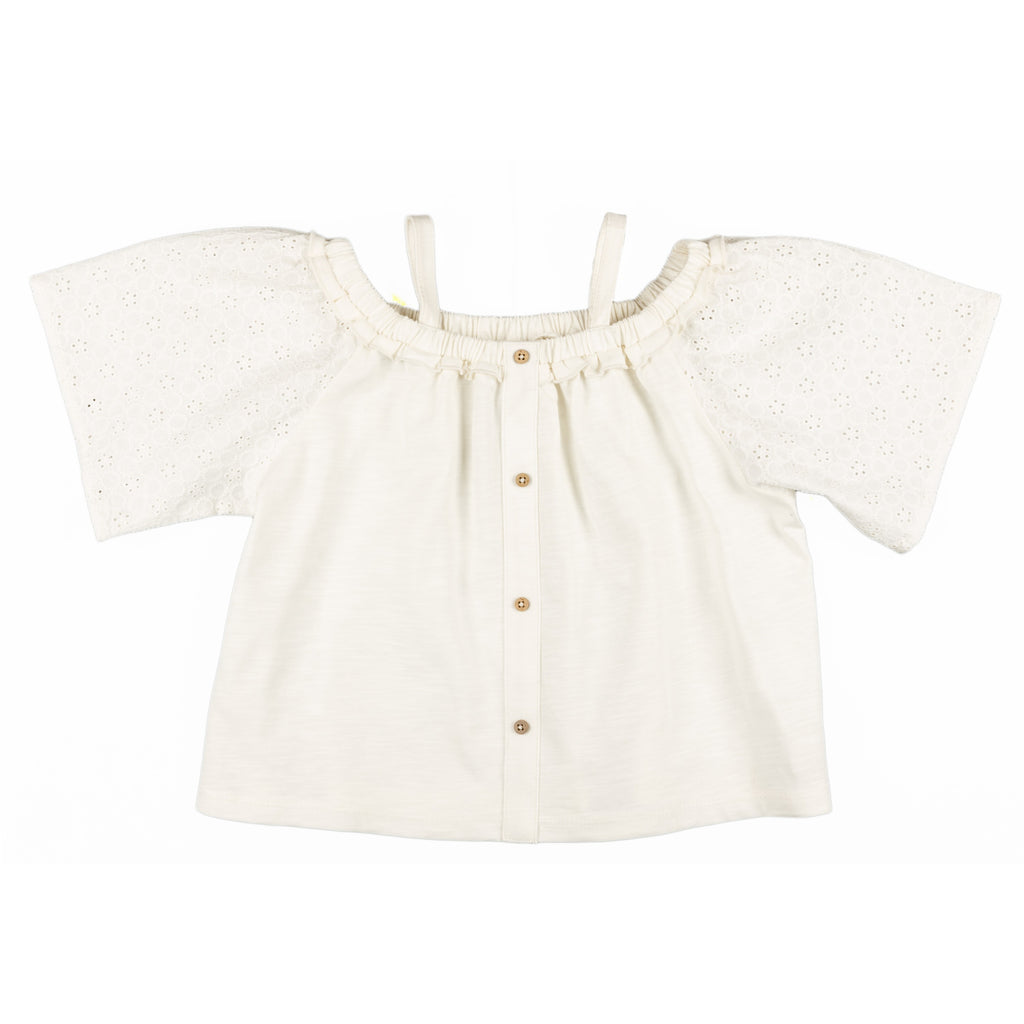 Camiseta de niña crudo VERANO/Outlet