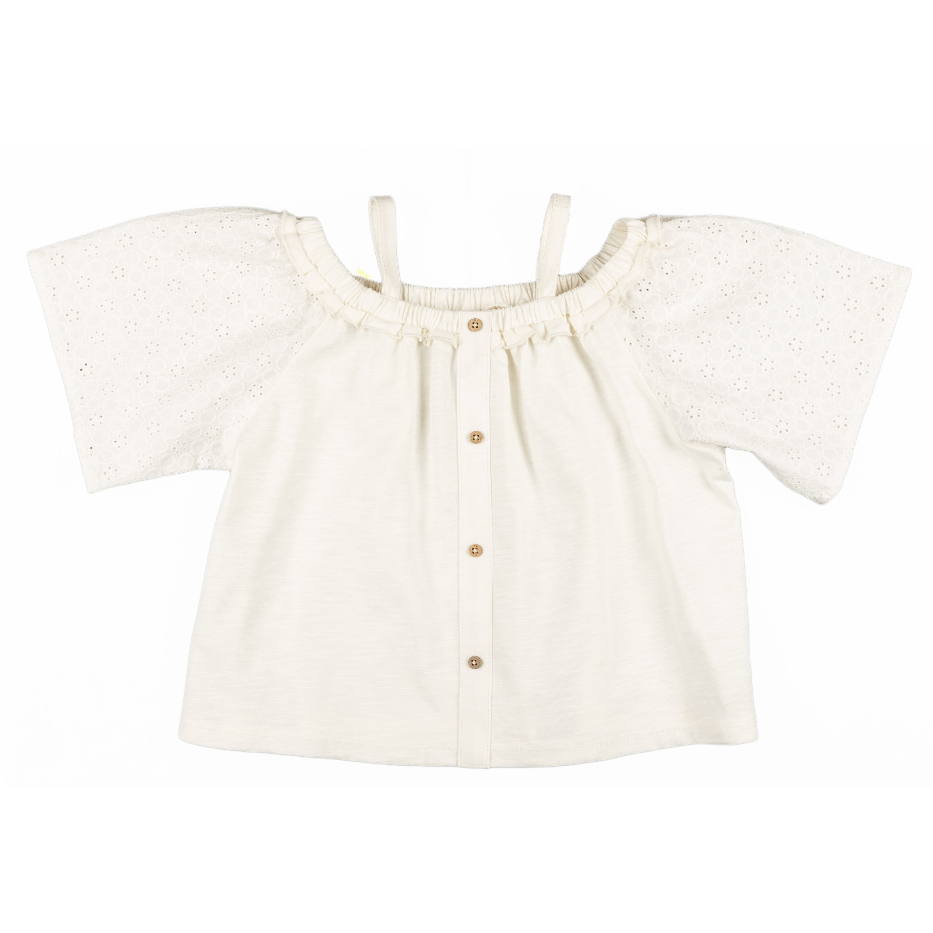 Camiseta de niña crudo VERANO/Outlet