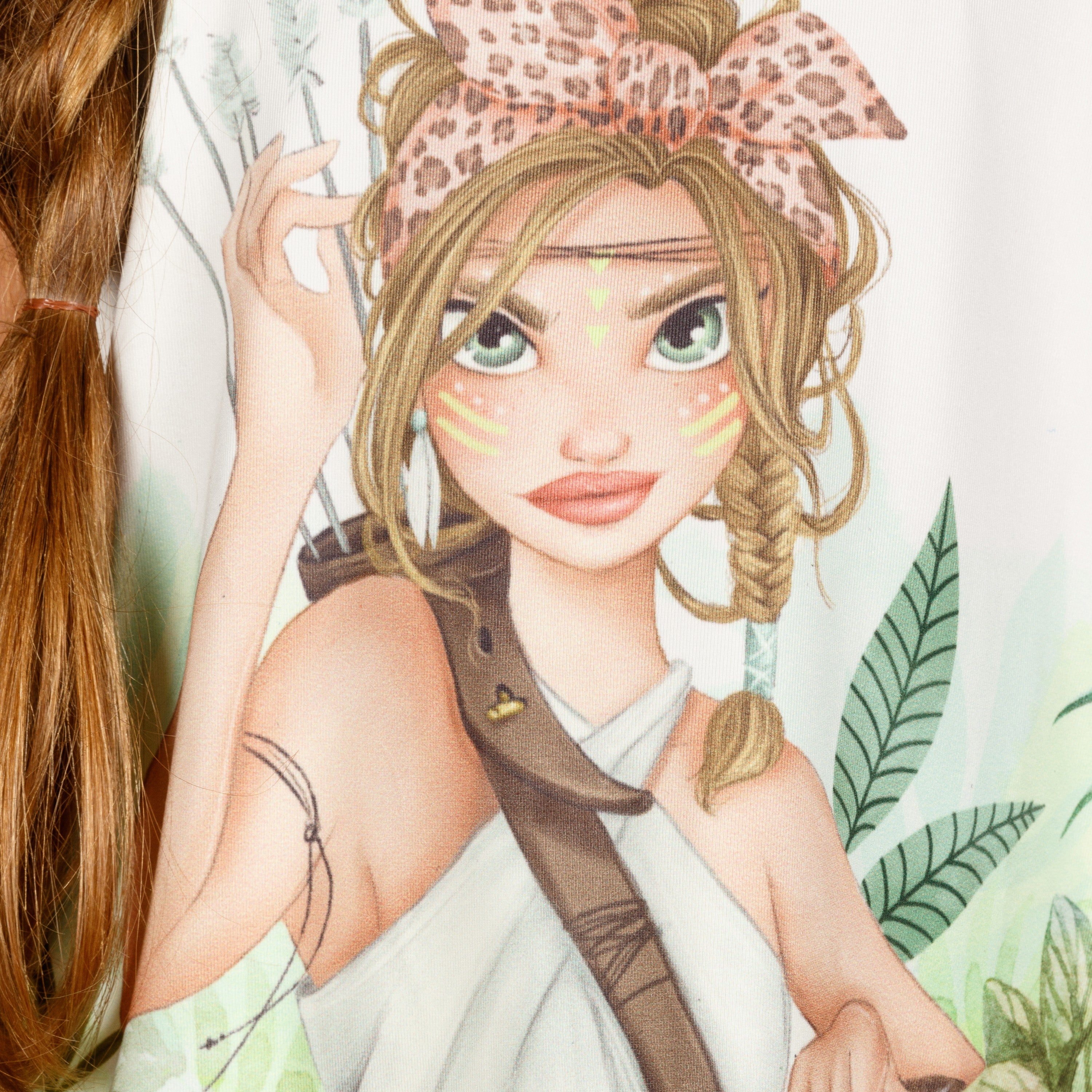 Camiseta de niña color crudo VERANO/Outlet