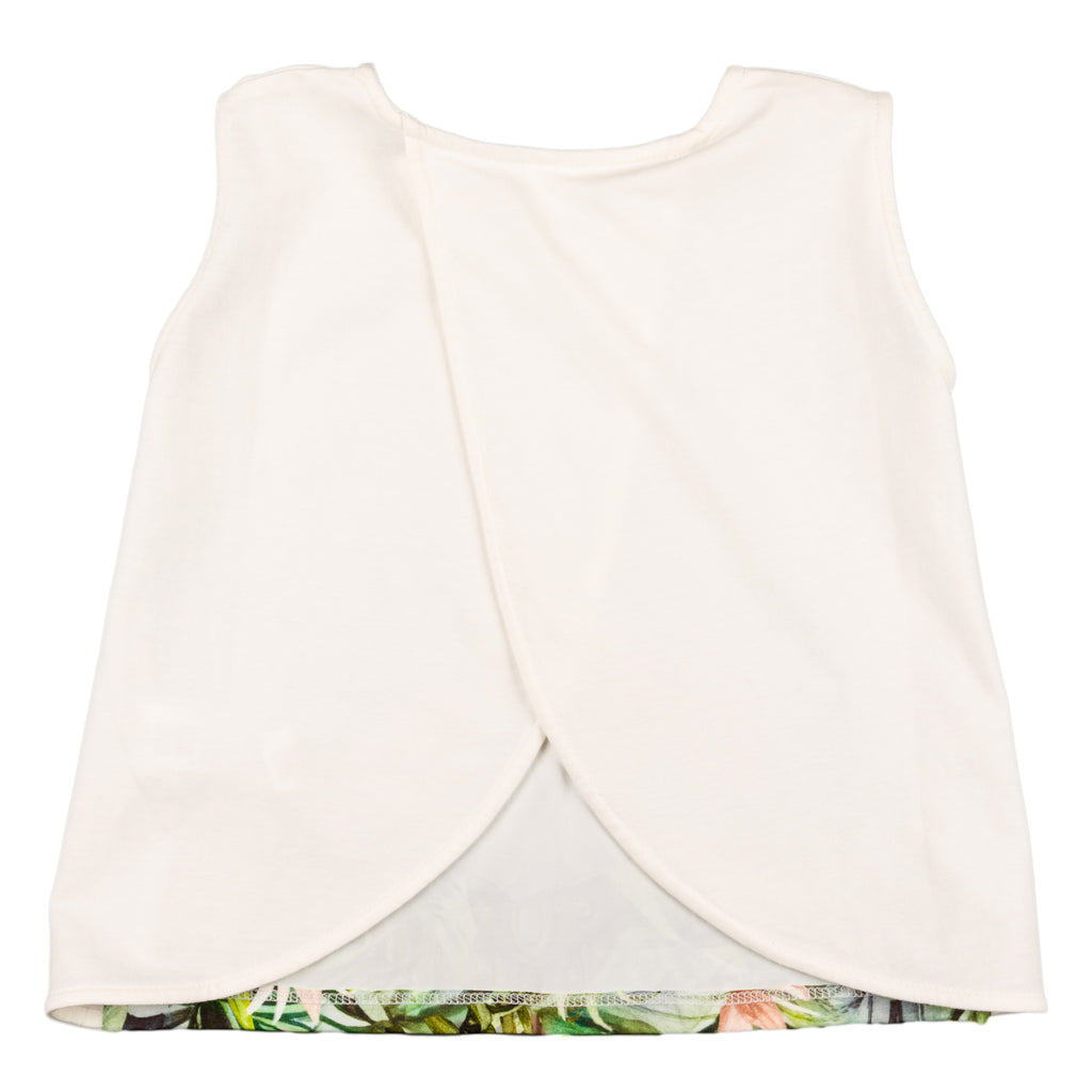 Camiseta de niña color crudo VERANO/Outlet