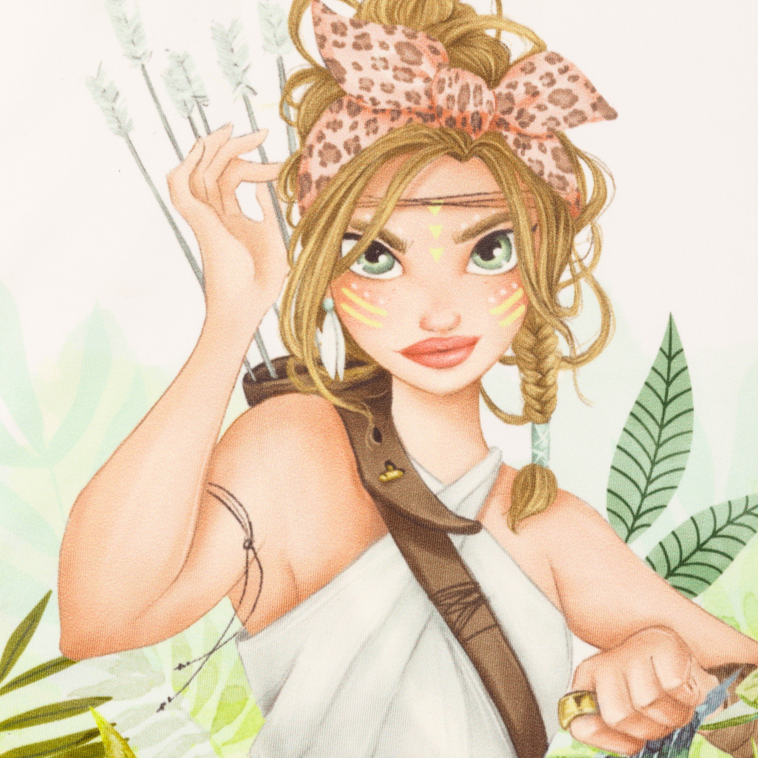 Camiseta de niña color crudo VERANO/Outlet