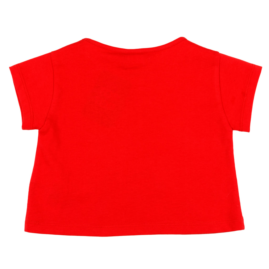 Camiseta de niña color rojo VERANO/Outlet