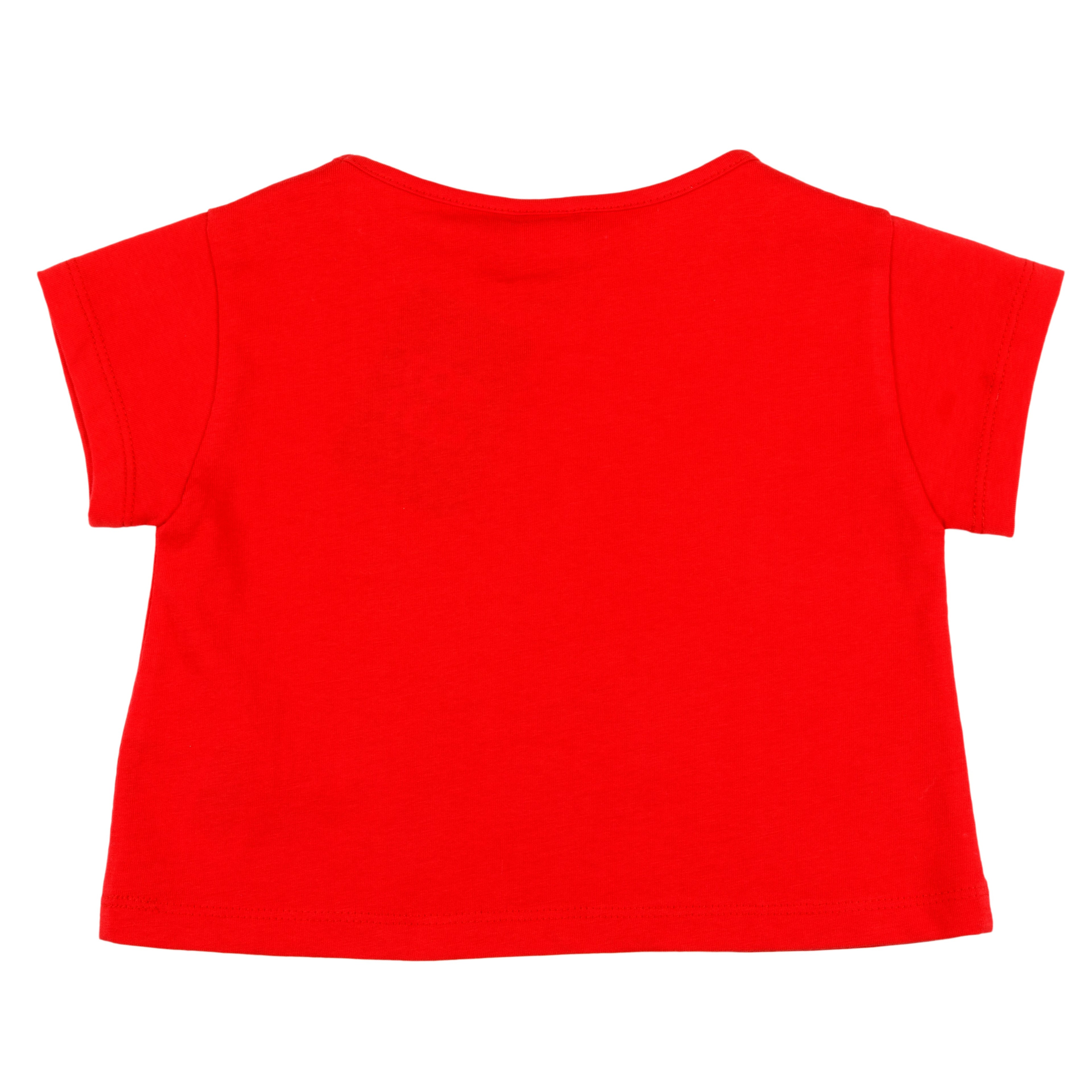 Camiseta de niña color rojo VERANO/Outlet