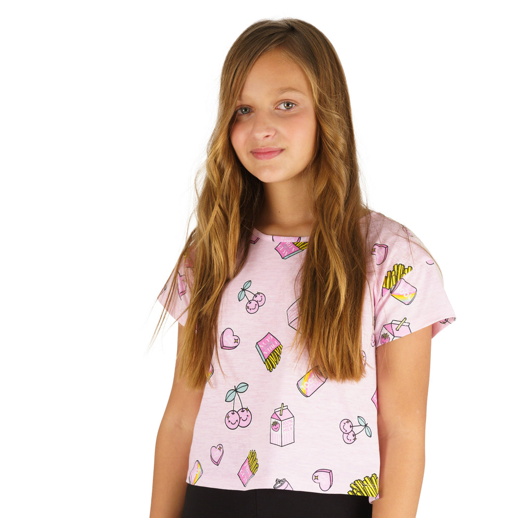 Camiseta de niña rosa VERANO/Outlet