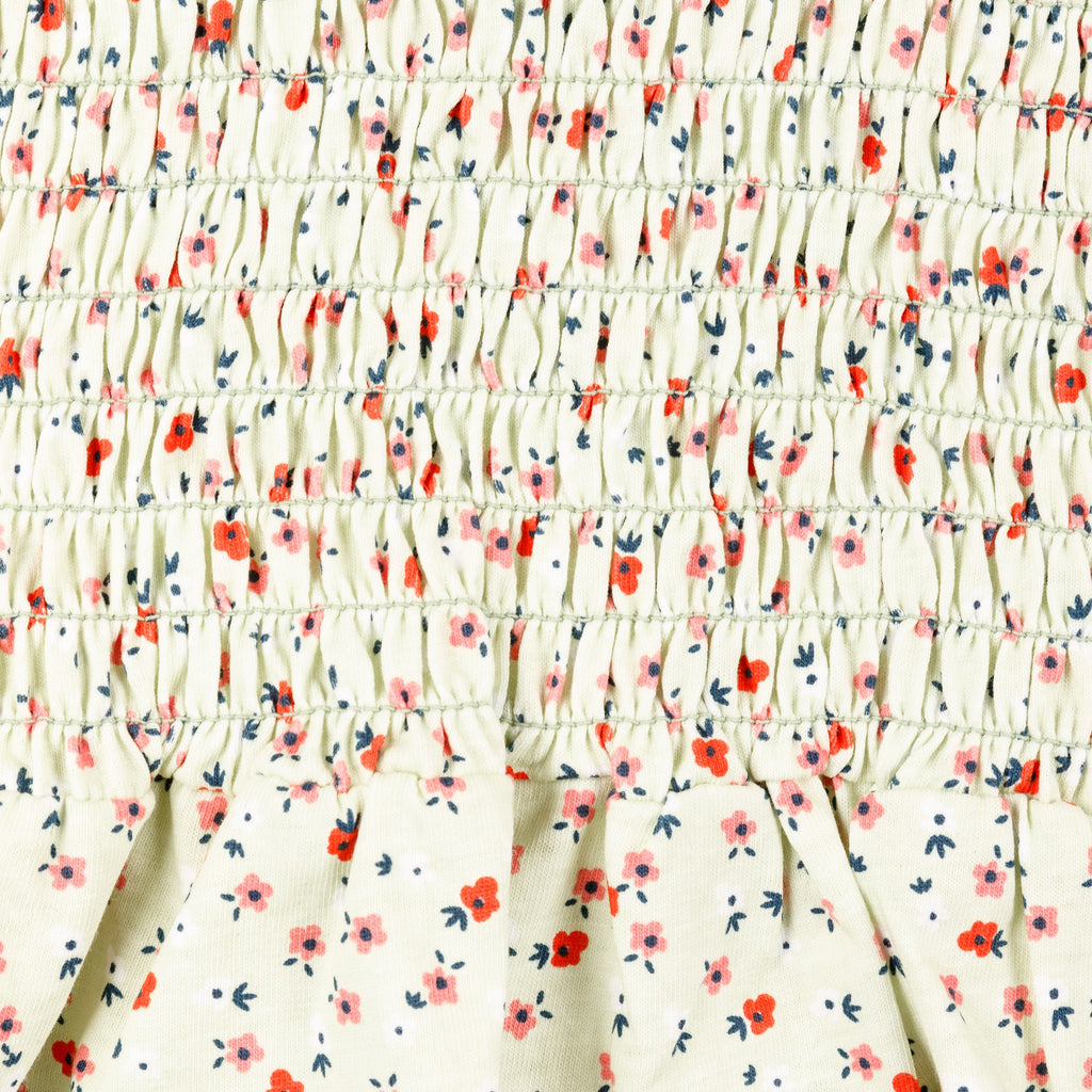 Camiseta de niña estampado de flores rojas VERANO/Outlet