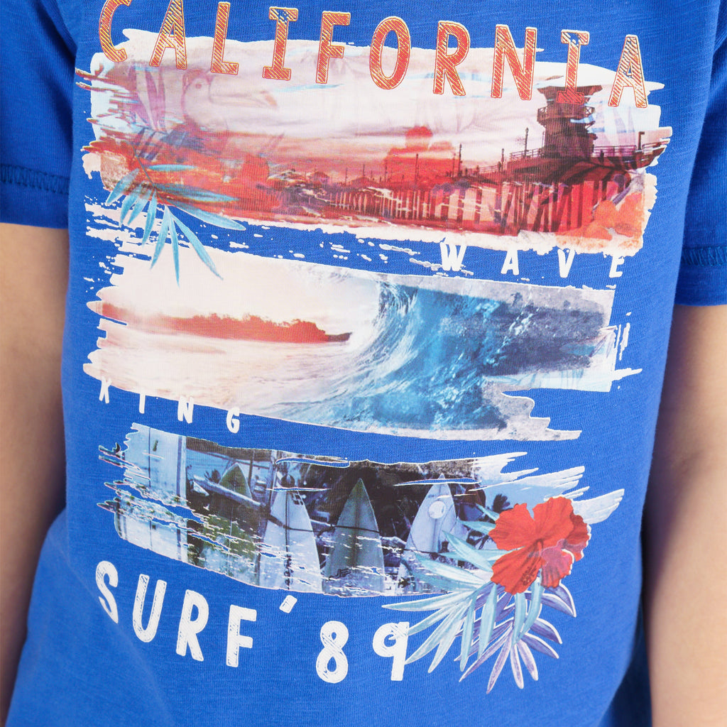 Camiseta de niño azul VERANO/Outlet