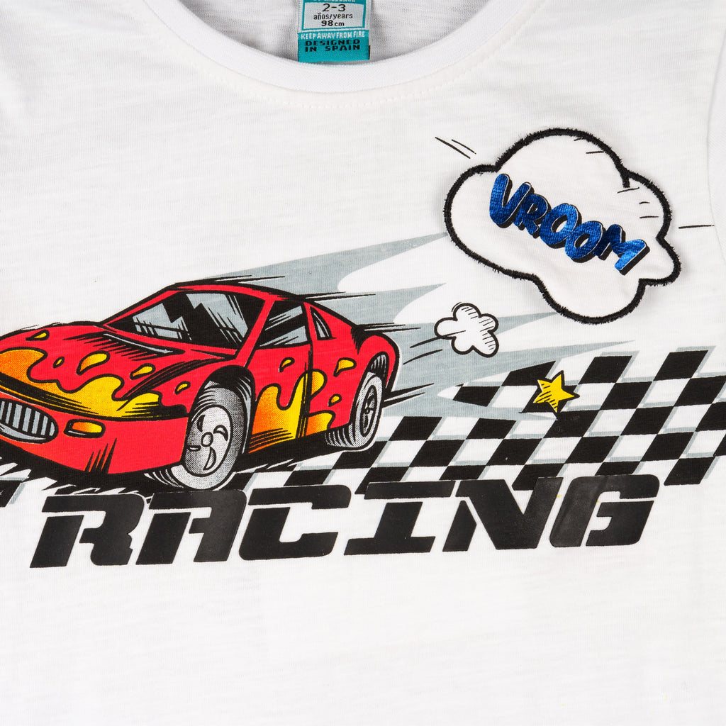 Camiseta de niño blanco VERANO/Outlet