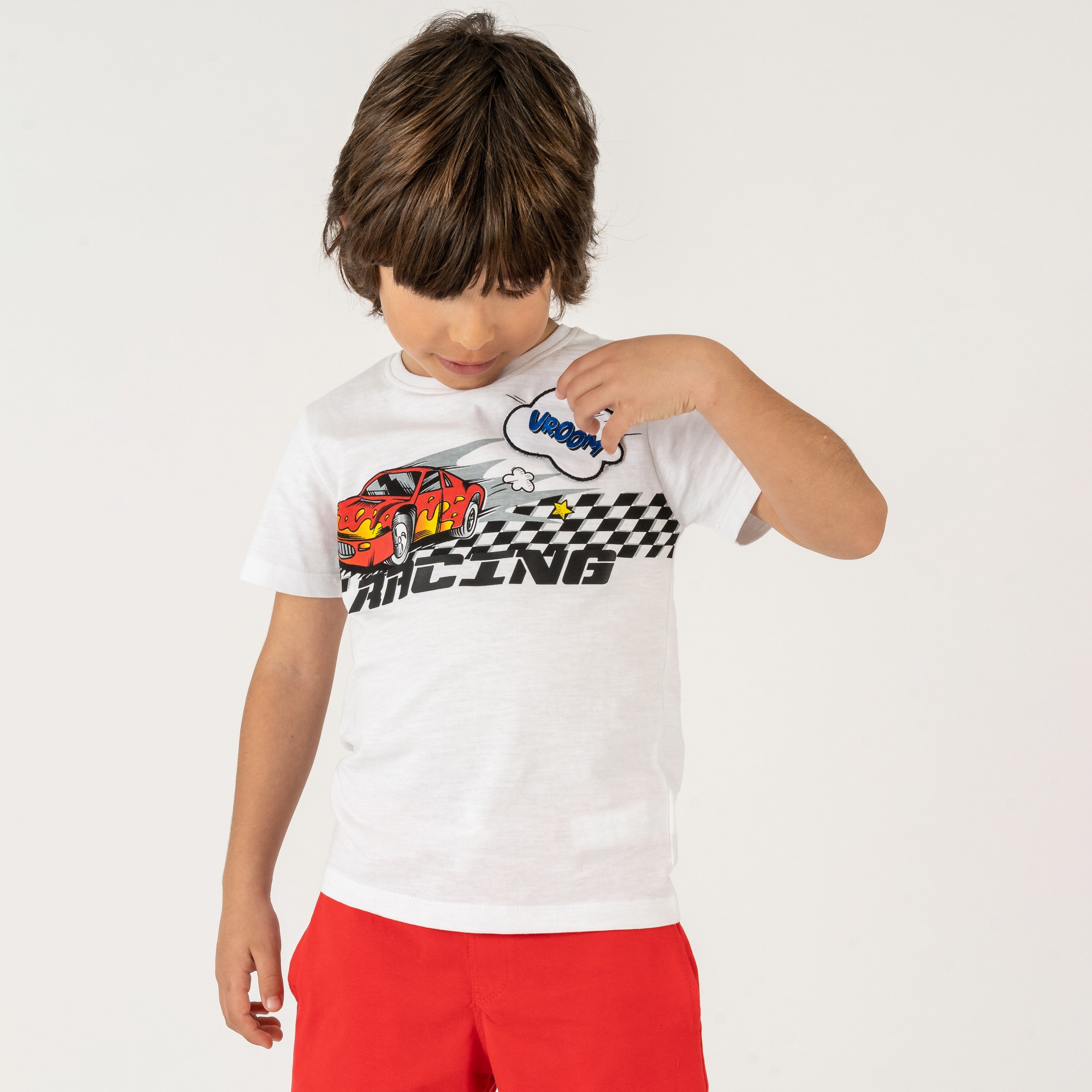Camiseta de niño blanco VERANO/Outlet