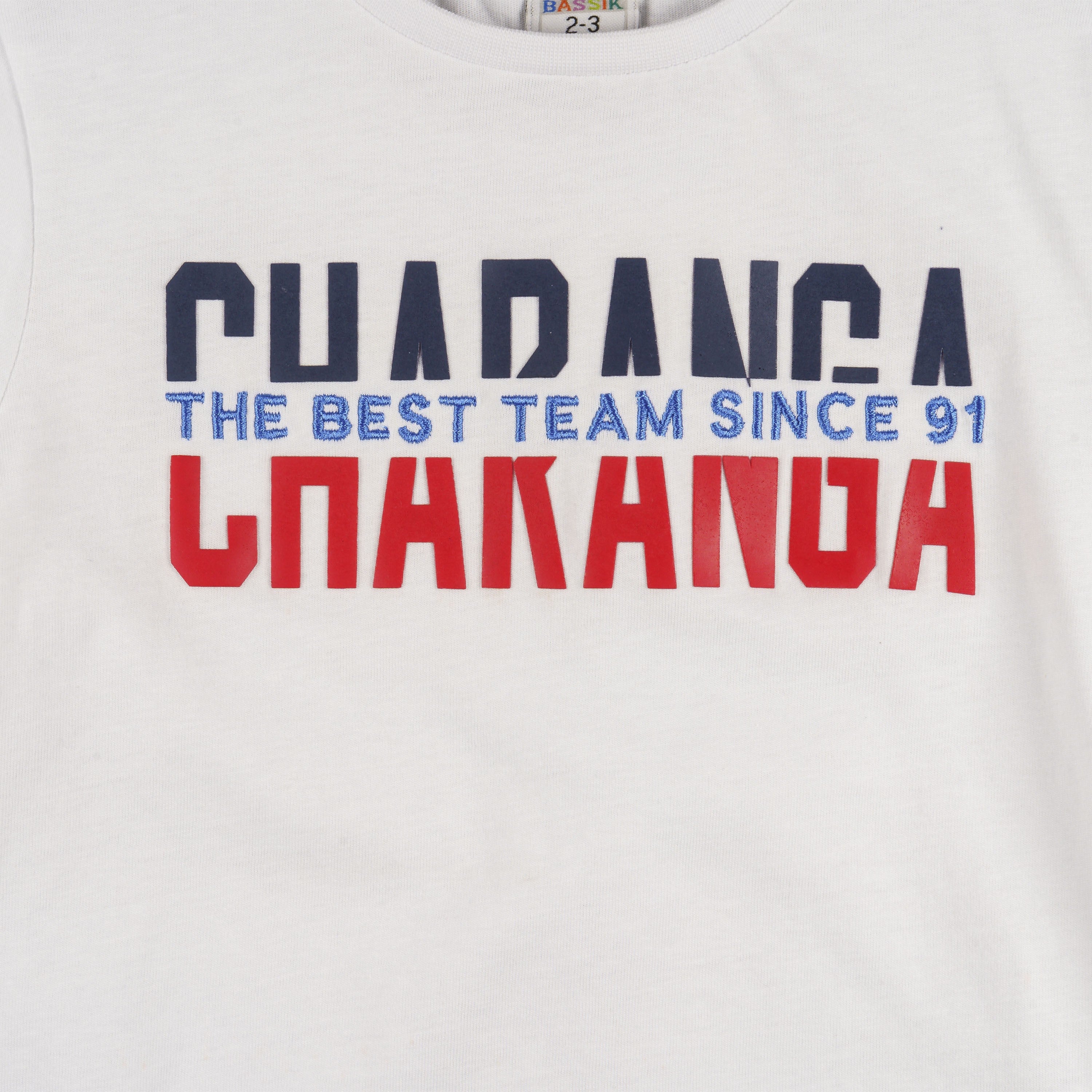 Camiseta de niño color blanco VERANO/Outlet