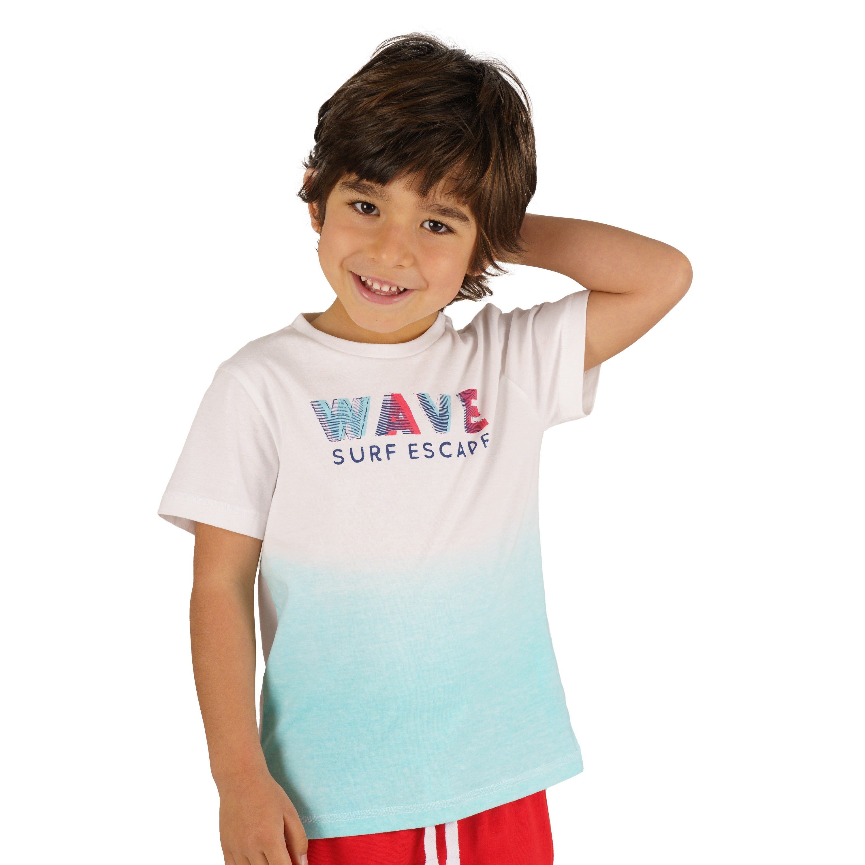 Camiseta de niño blanco VERANO/Outlet