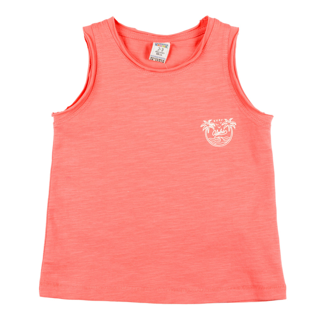 Camiseta de niño coral VERANO/Outlet