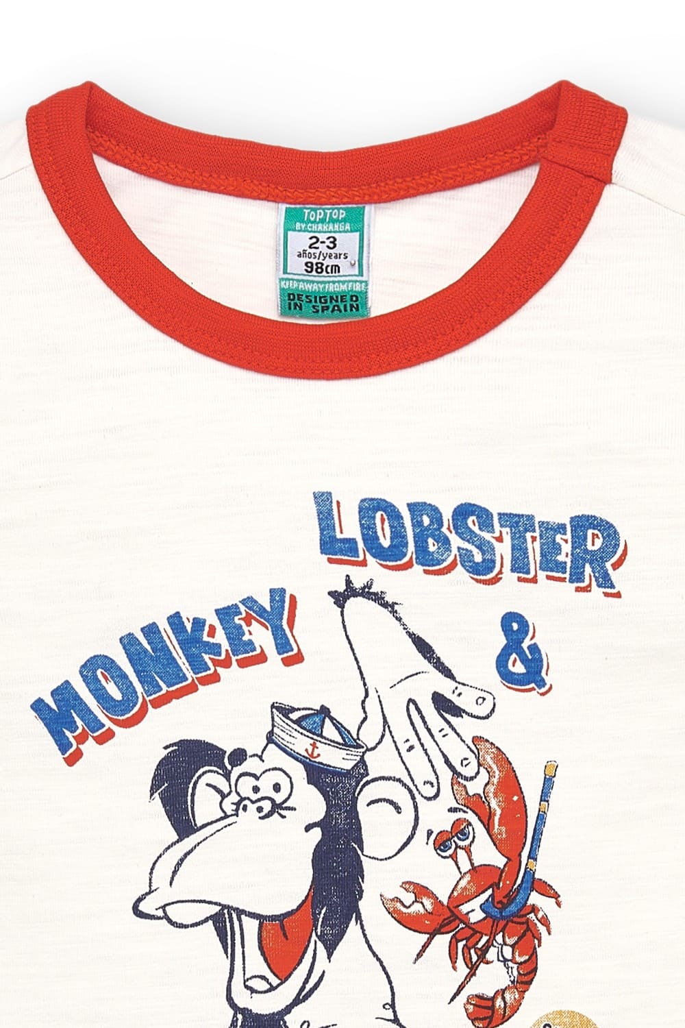 T-shirt garçon brut