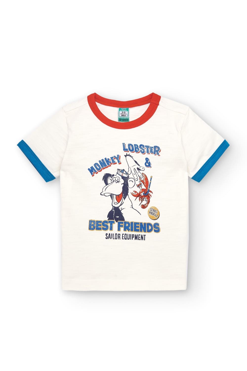 T-shirt garçon brut