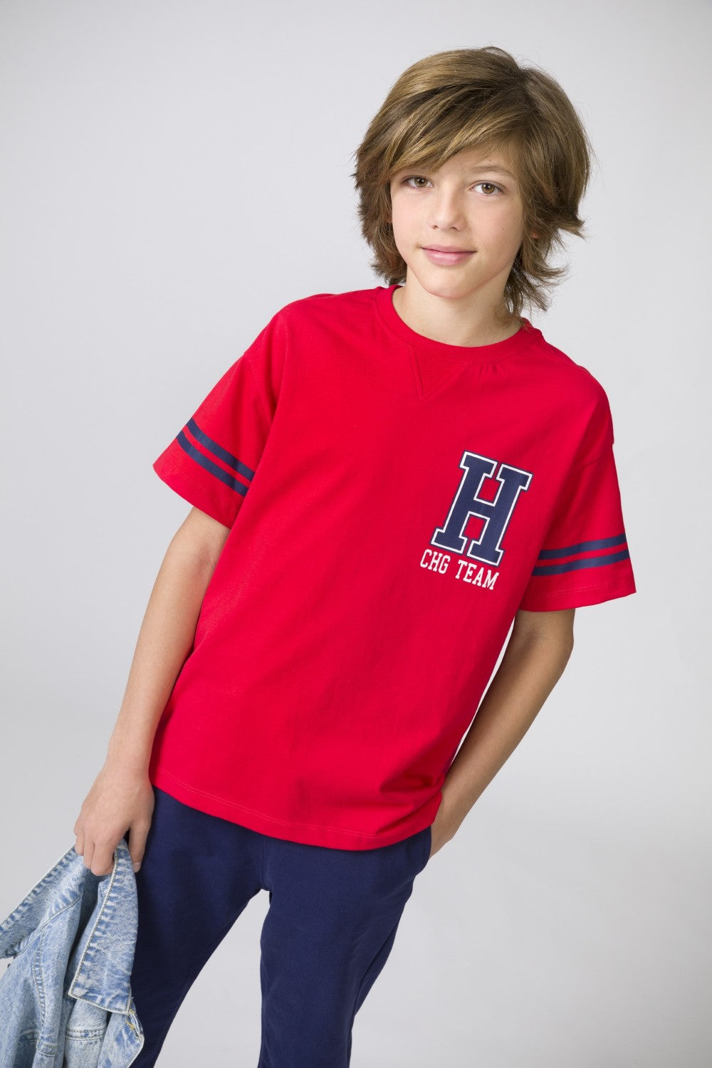 Camiseta de niño rojo VERANO/Charanga