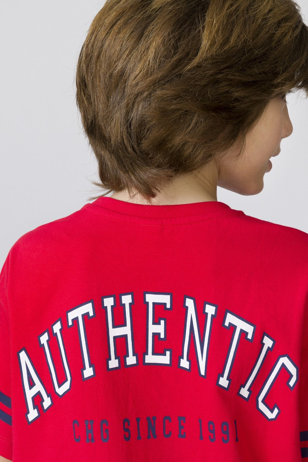 Camiseta de niño rojo VERANO/Charanga