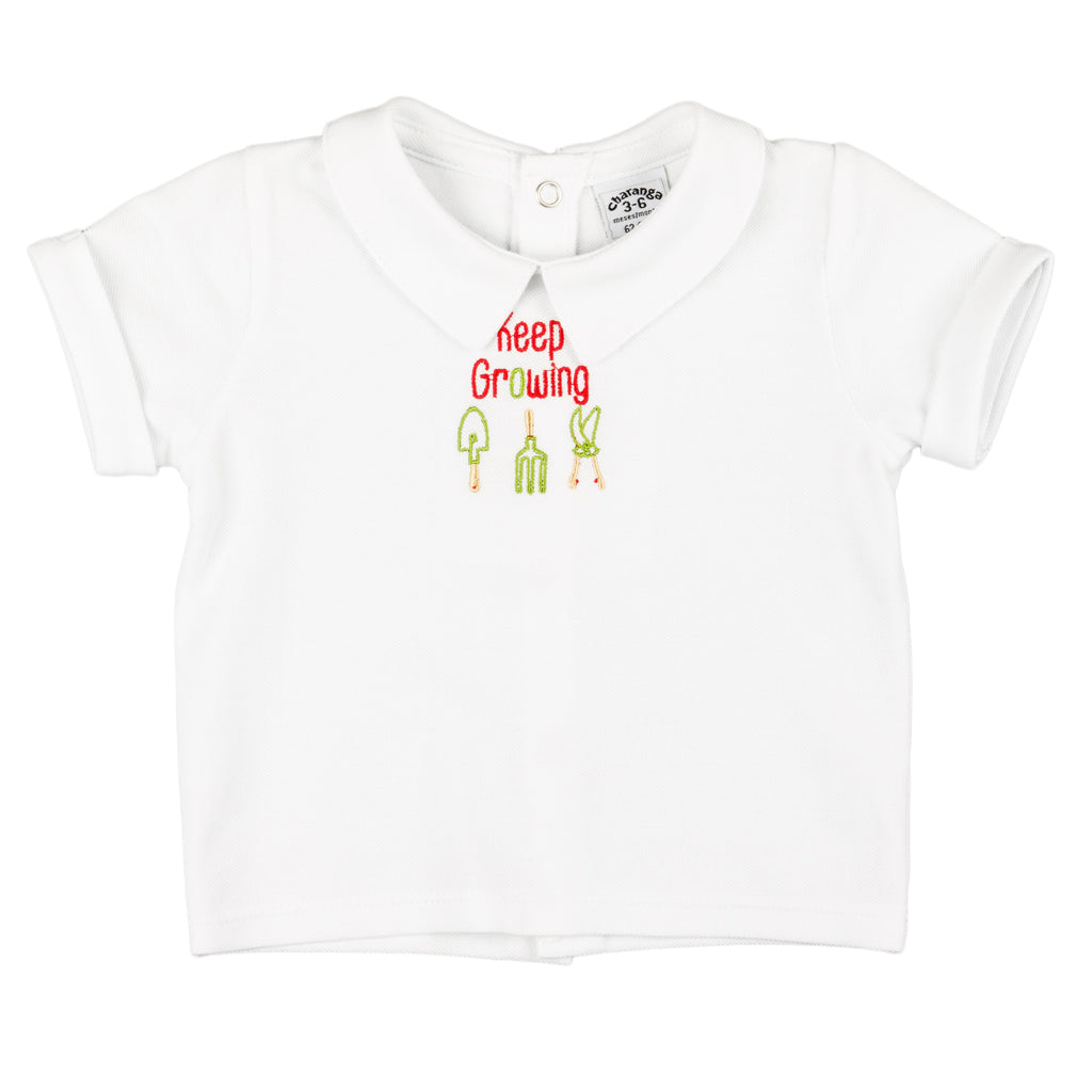 Camiseta derecién nacido blanca VERANO/Outlet