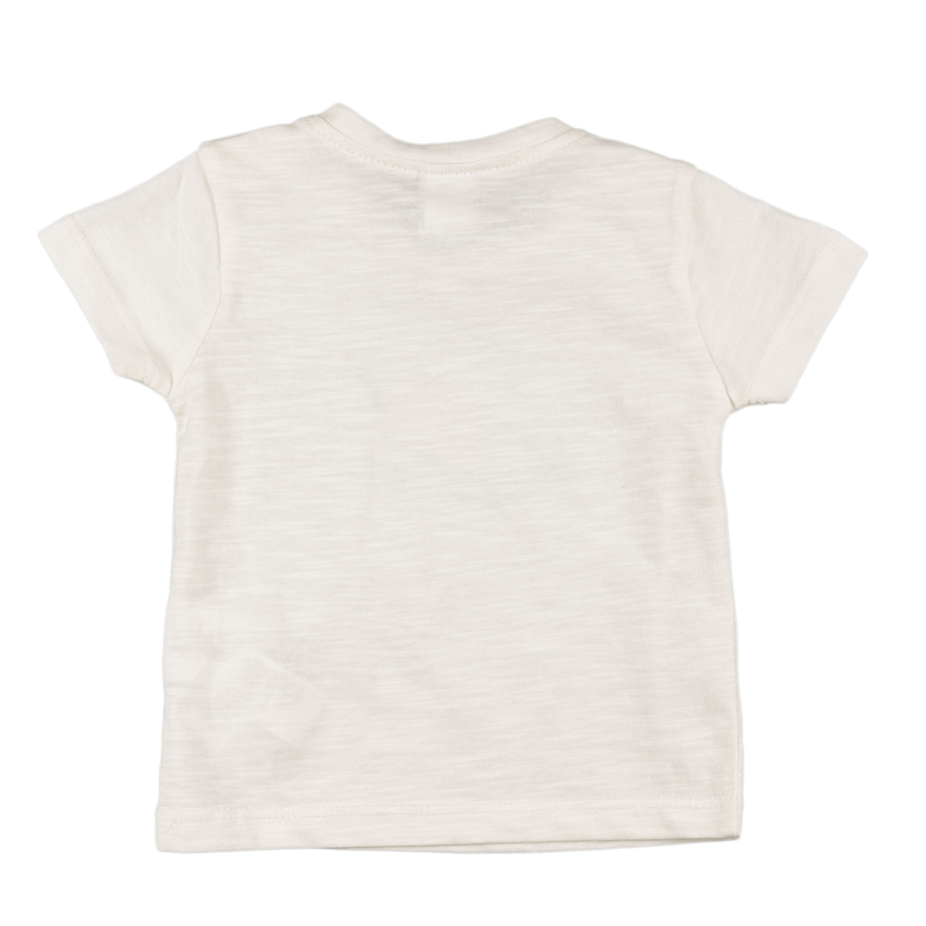 Camiseta de recién nacido en color crudo VERANO/Outlet