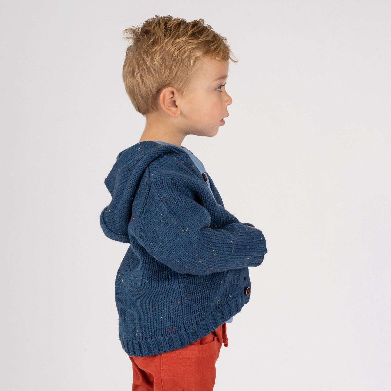 Cárdigan de bebé color azul Outlet