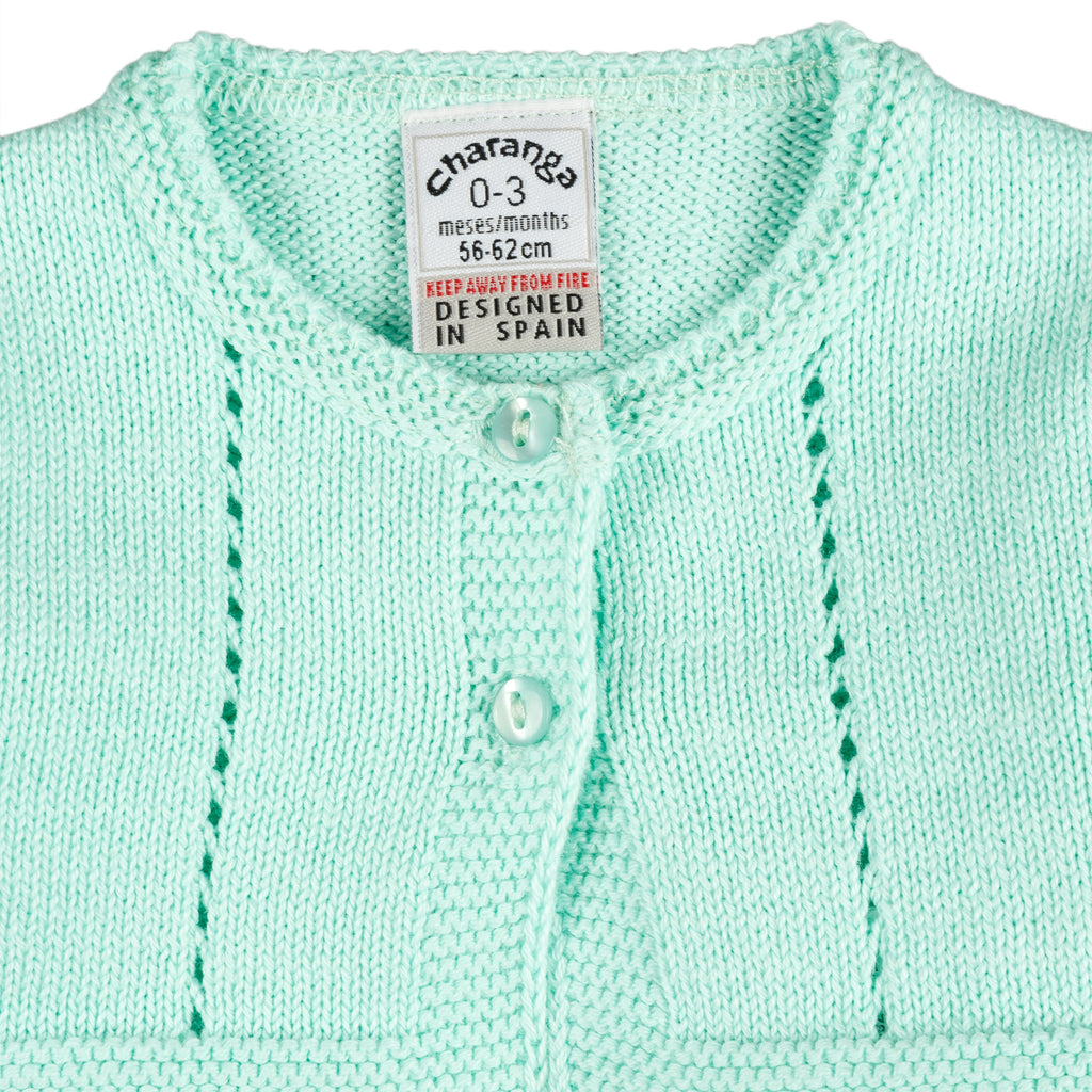 Rebeca de recién nacido aguamarina VERANO/Outlet