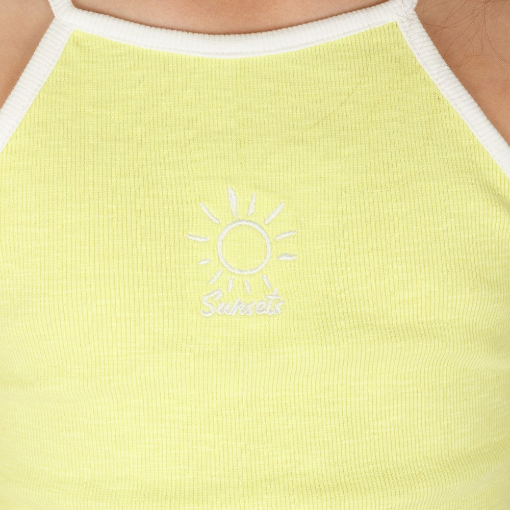 Conjunto de niña amarillo VERANO/Outlet