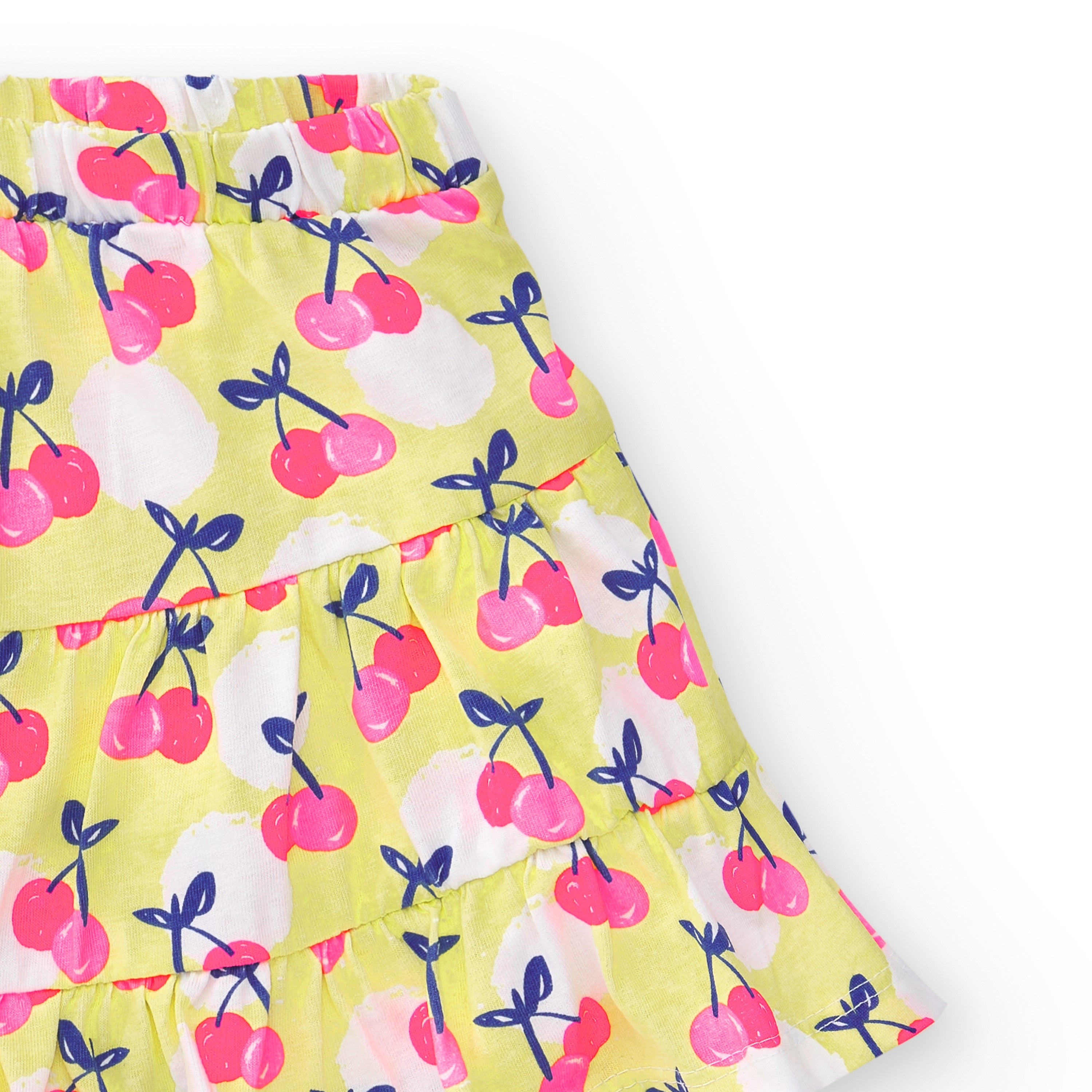Falda de niña estampado de cerezas VERANO/Outlet