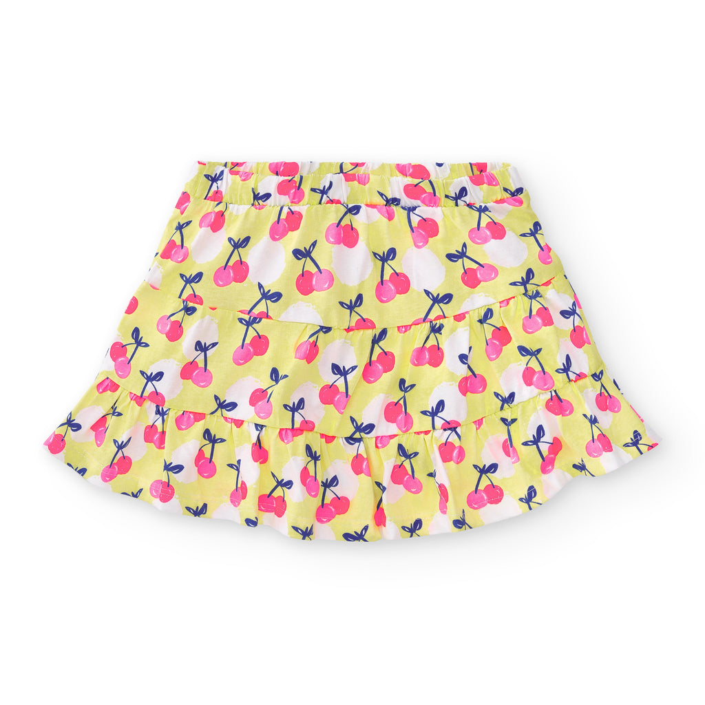 Falda de niña estampado de cerezas VERANO/Outlet