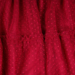 Falda de niña color rojo Outlet