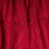 Falda de niña color rojo