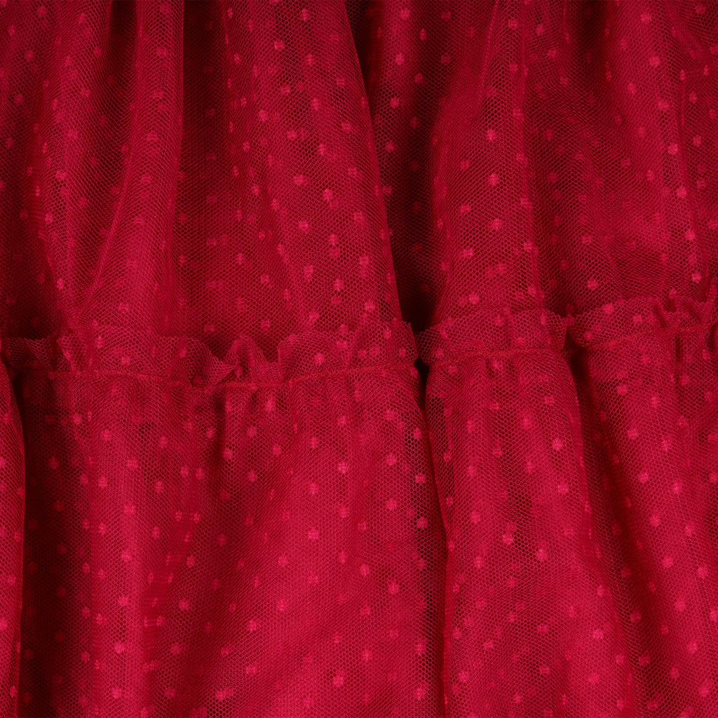 Falda de niña color rojo Outlet