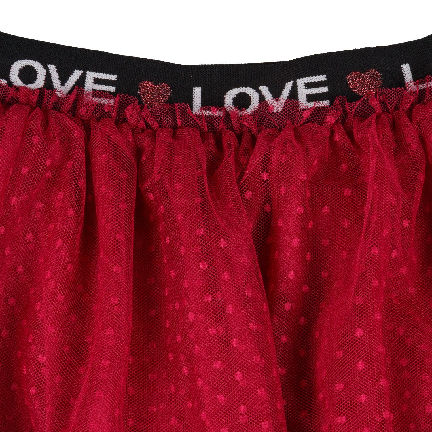 Falda de niña color rojo Outlet