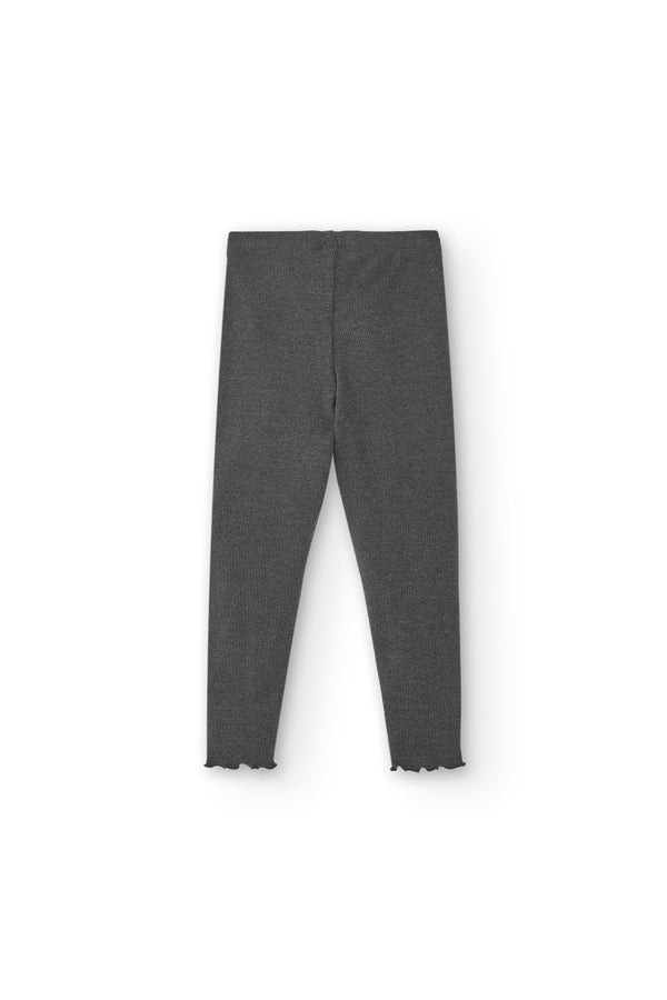 Legging de niña antracita | Cintura elástica