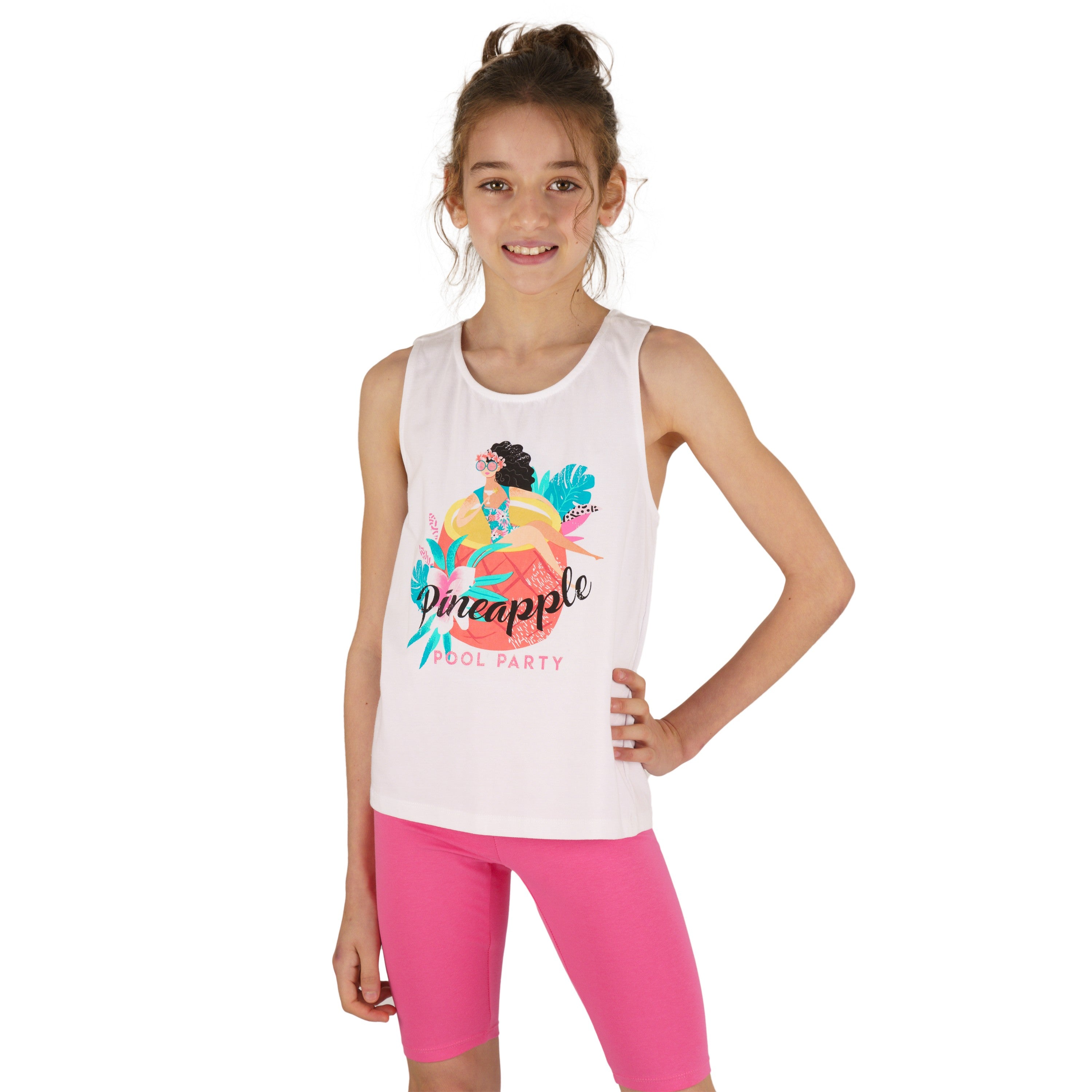 Legging de niña fucsia VERANO/Outlet