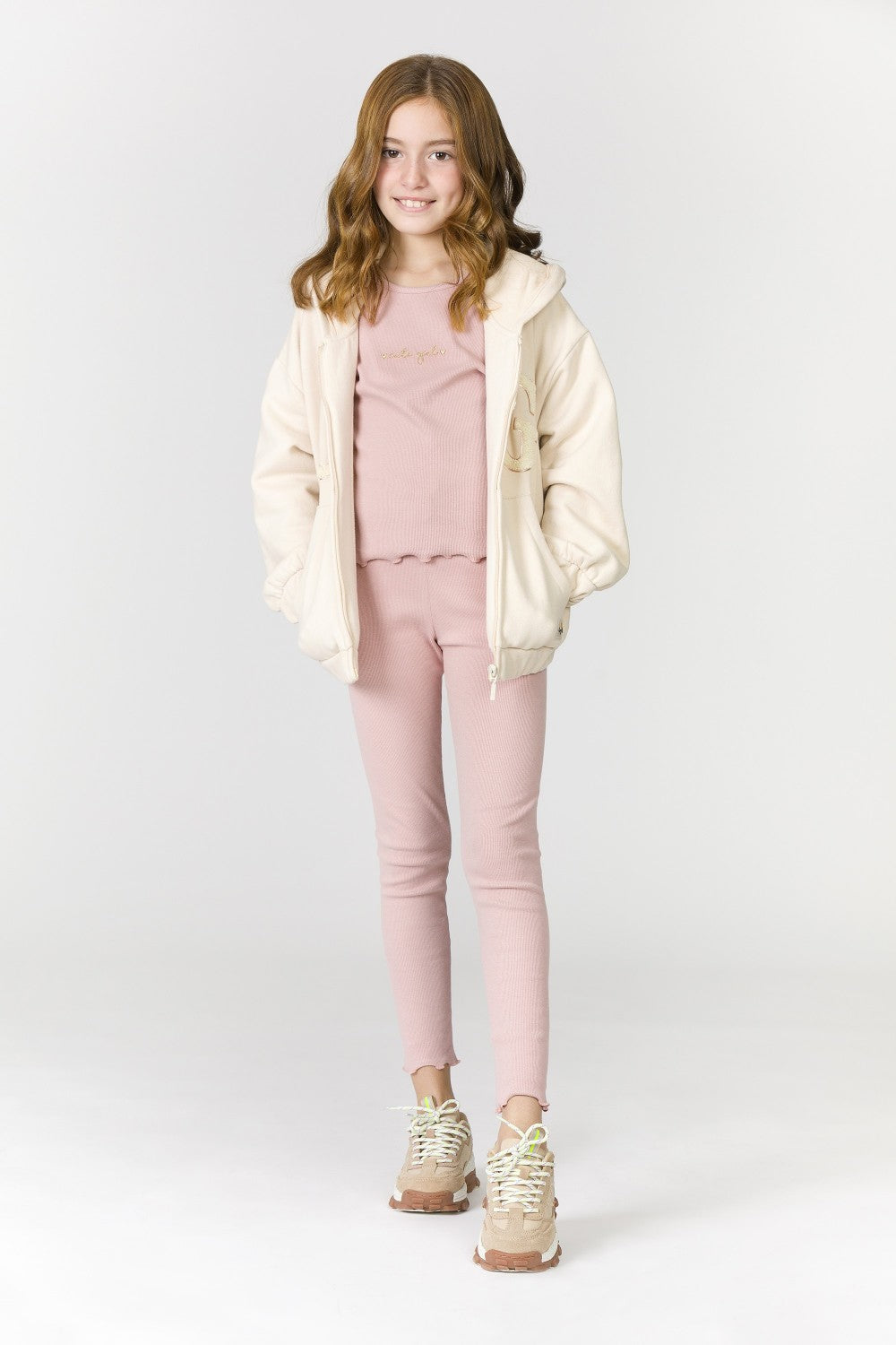 Legging de niña color rosa Charanga