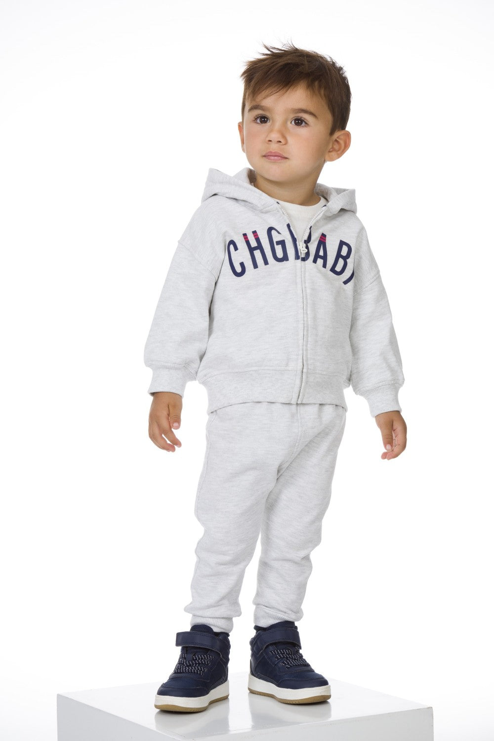 Pantalón de bebé color gris Charanga