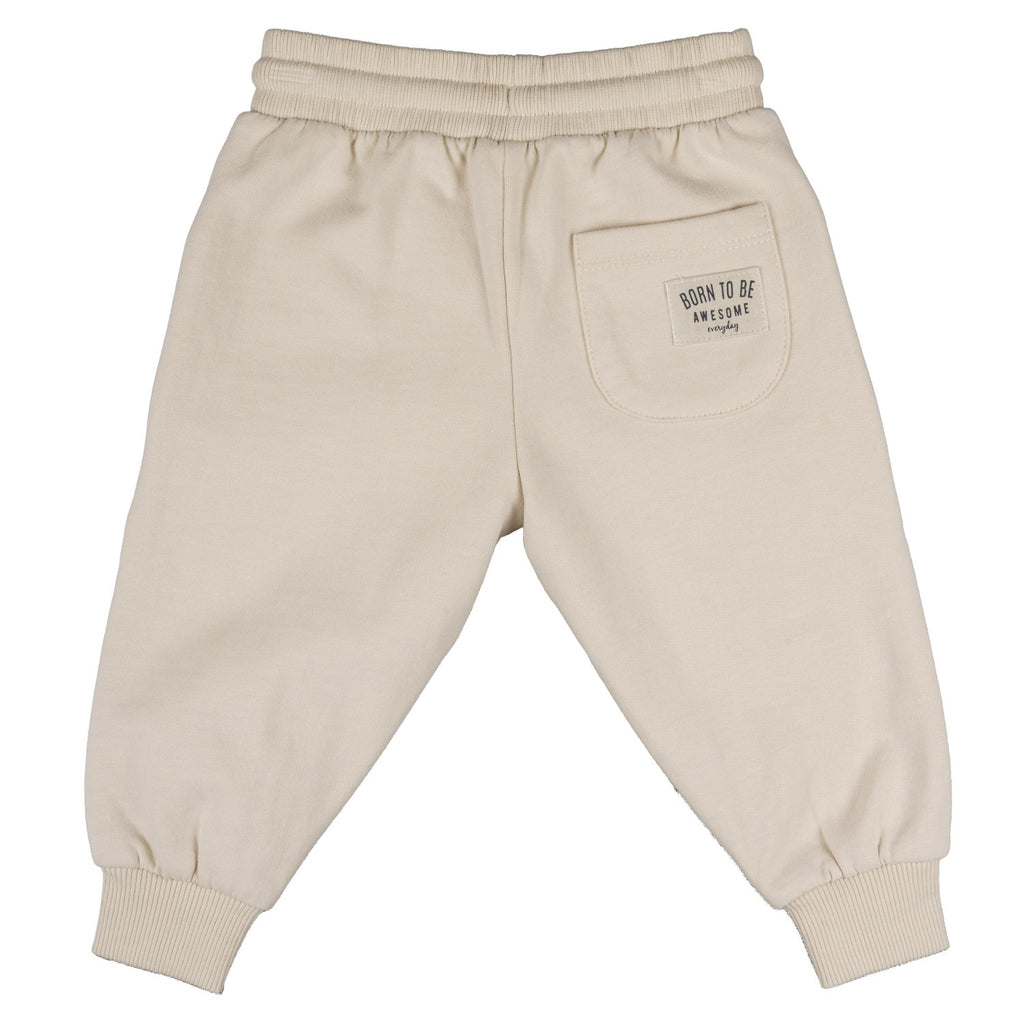 Pantalón de bebé color piedra Outlet