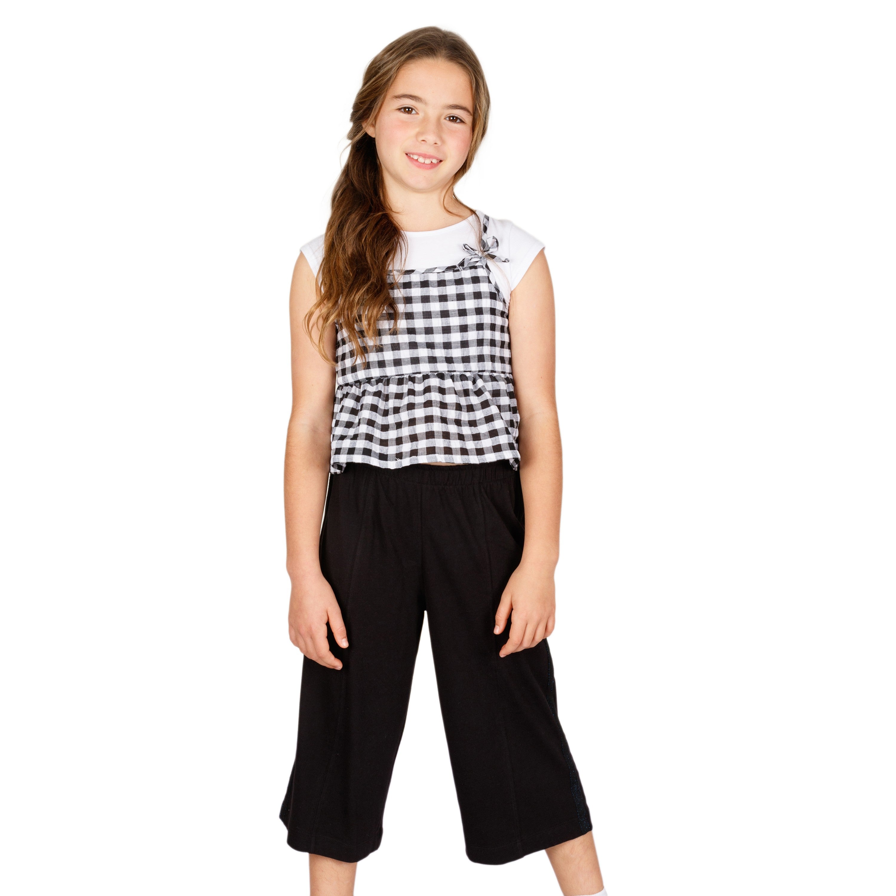 Pantalon de niña negro VERANO/Outlet
