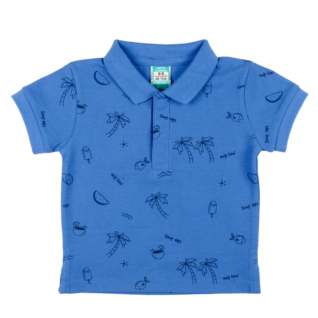 Polo de bebé estampado VERANO/Outlet