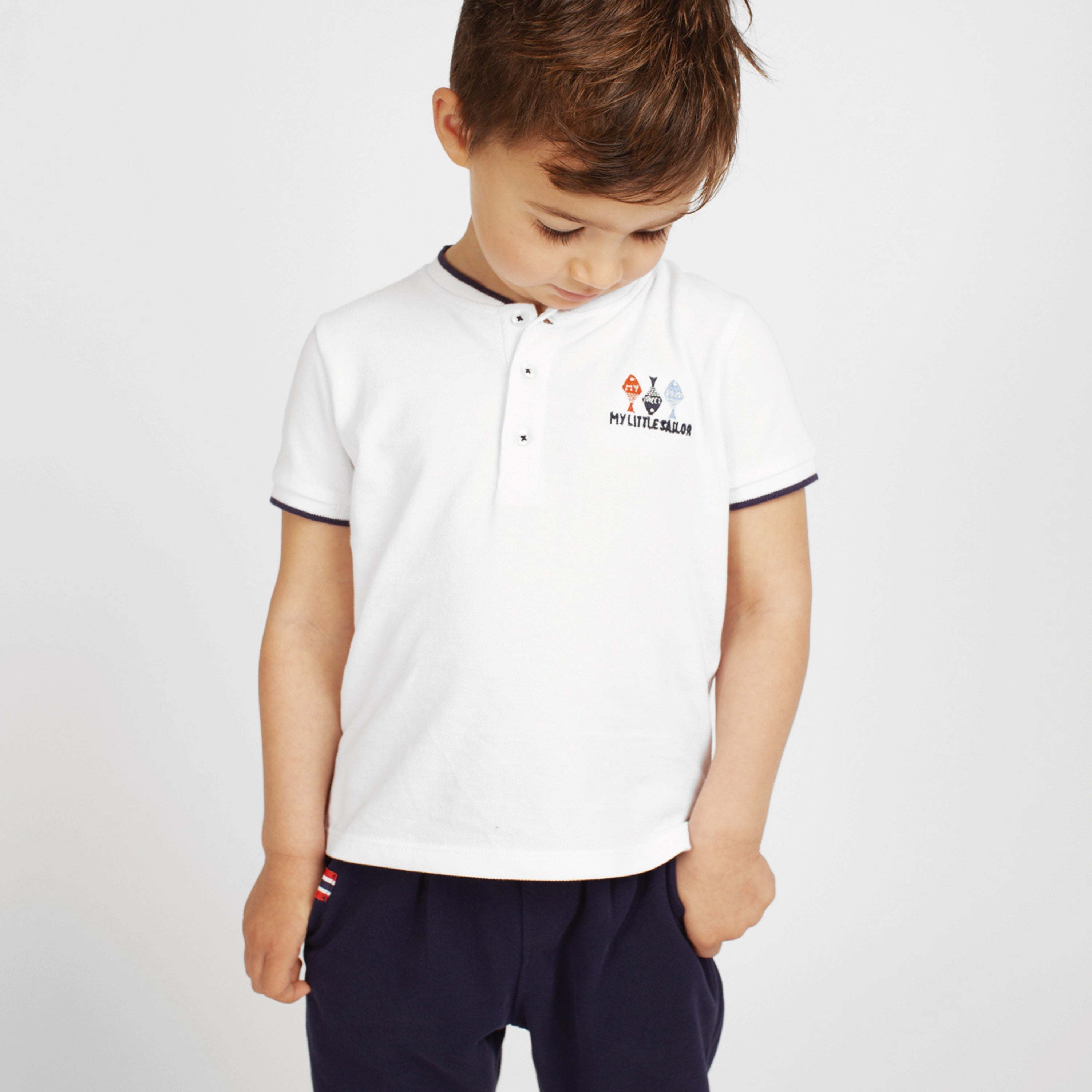 Polo de bebé blanco VERANO/Outlet