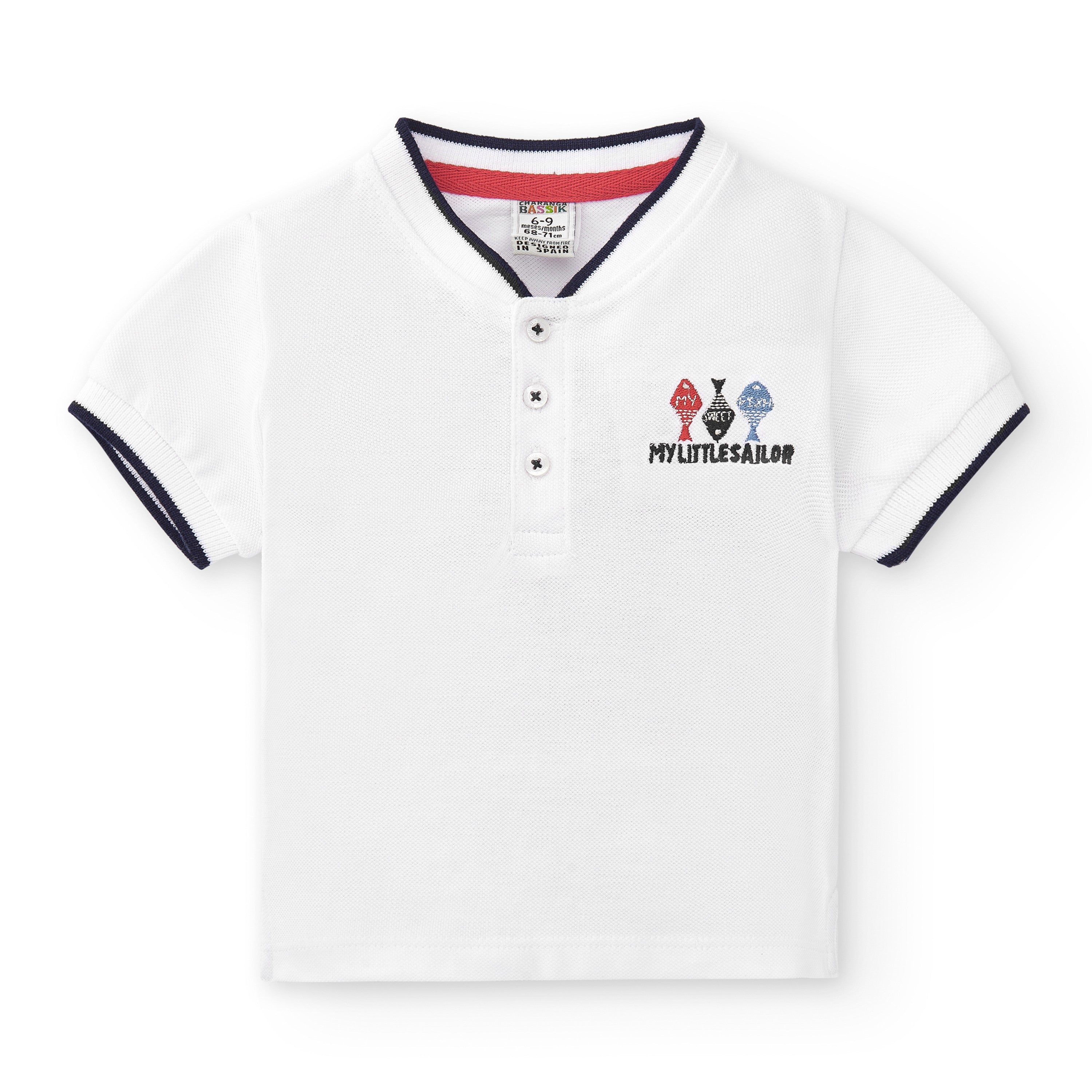 Polo de bebé blanco VERANO/Outlet