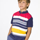 Polo de niño listado