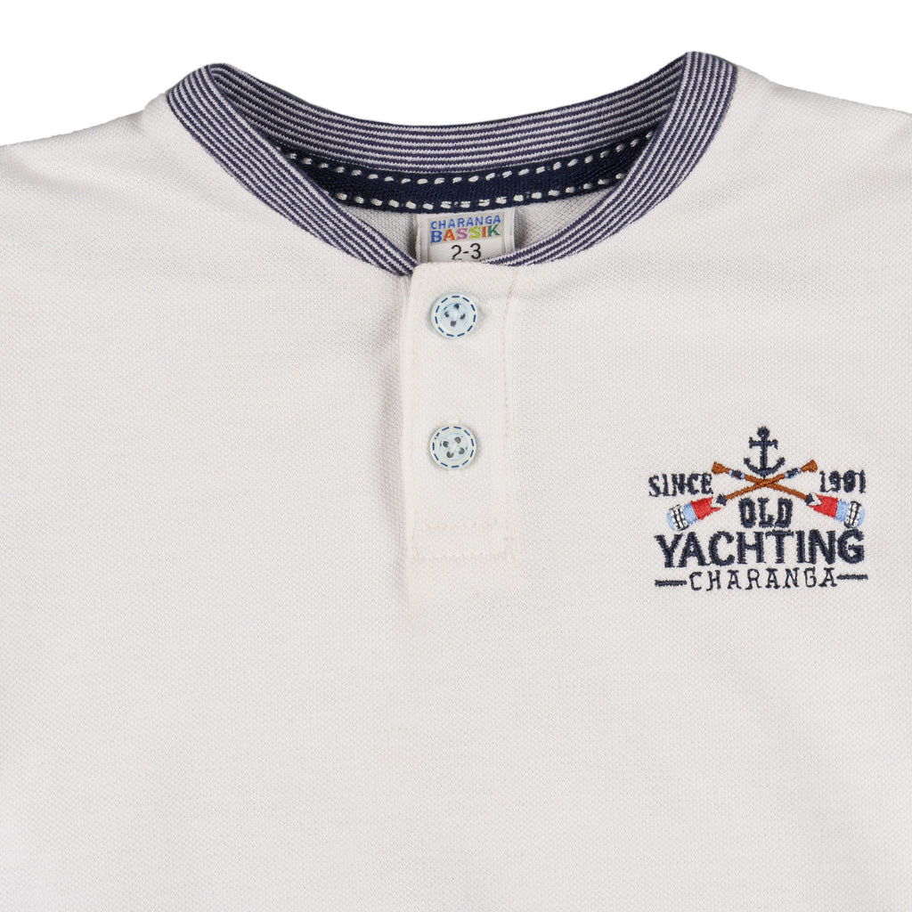 Polo de niño blanco VERANO/Outlet