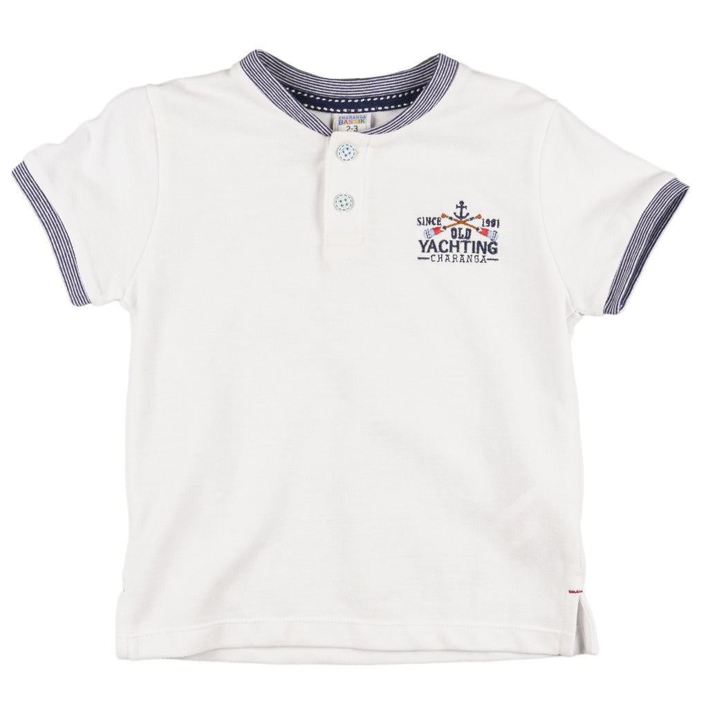 Polo de niño blanco VERANO/Outlet