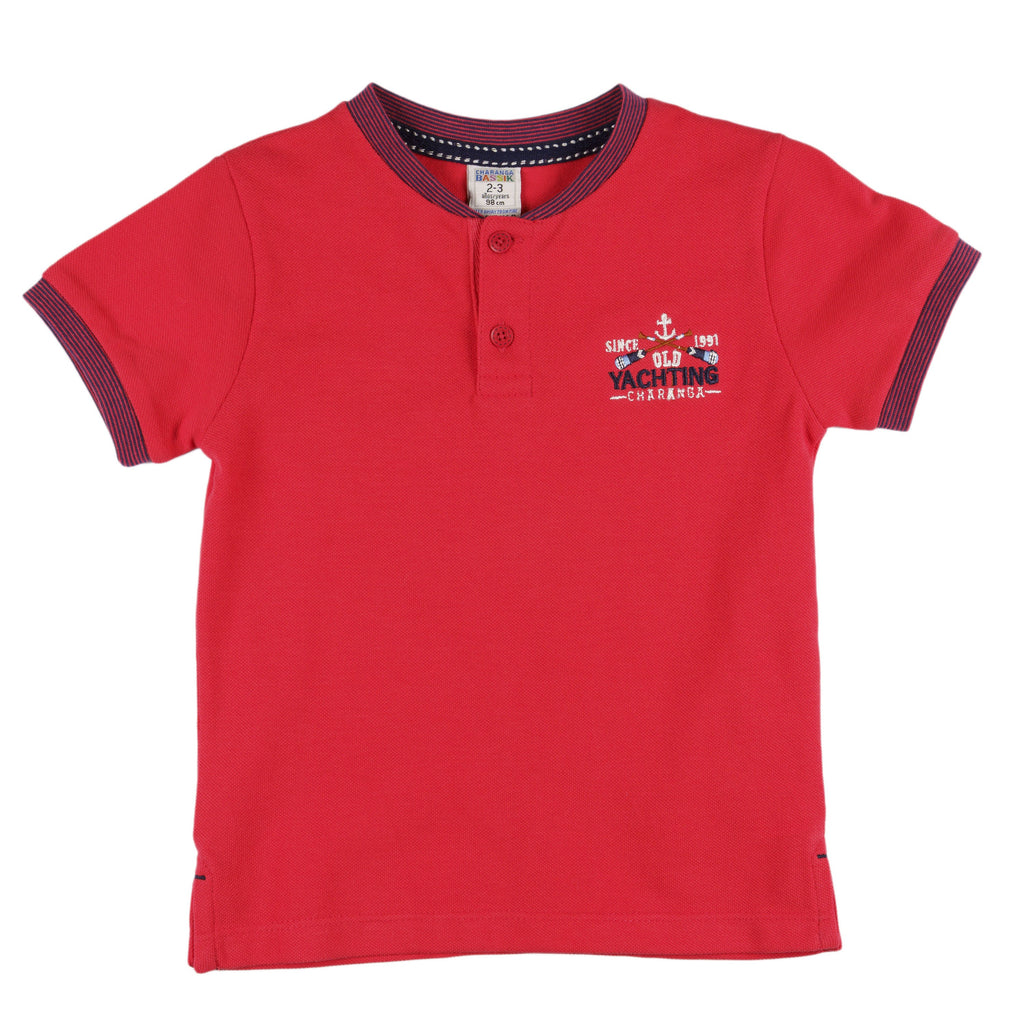 Polo de niño rojo VERANO/Outlet
