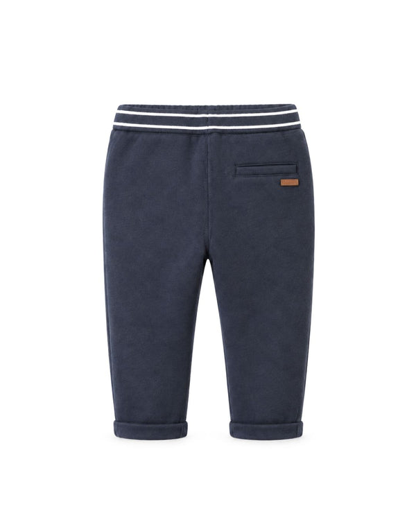 Jogger felpa niño azul marino