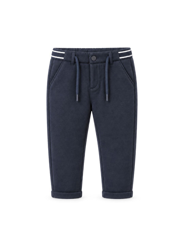 Jogger felpa niño azul marino